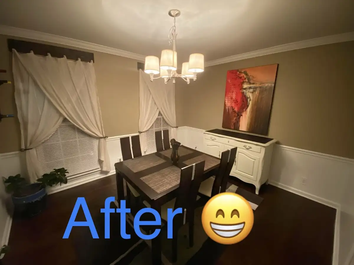 Professional dining room restoration after water damage in Winchester
